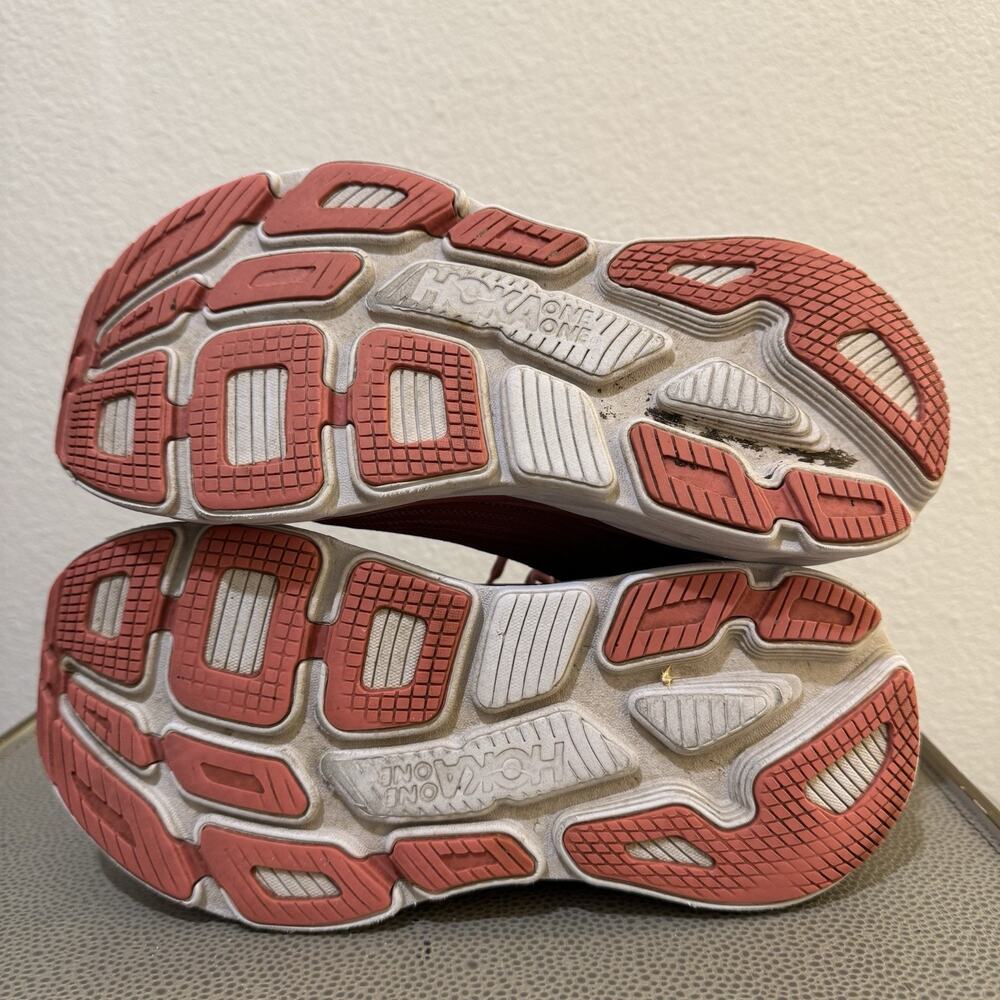 Hoka One One Bondi 6 Womens 9 Heather Rose Lantana Walk Comfort - Picture 14 of 16
